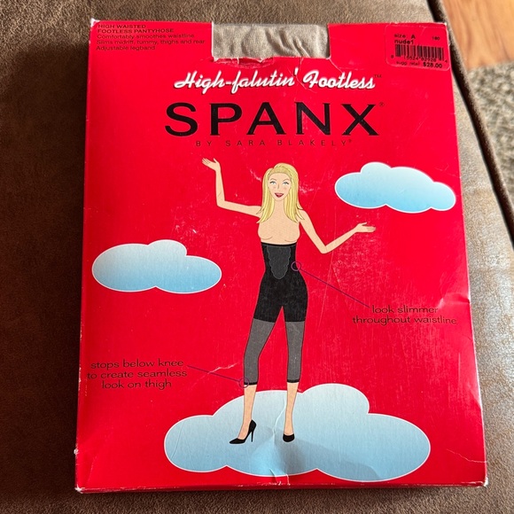 SPANX High-Falutin' Footless Shapewear in Nude - Picture 1 of 1